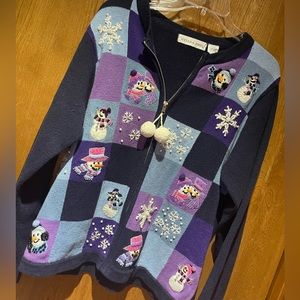 Christmas/Holiday Sweater by Victoria Jones, Vintage, sz L